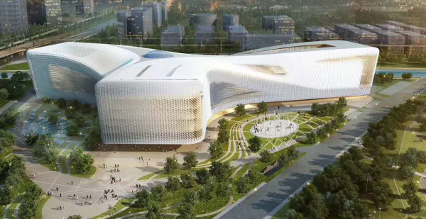 河南科技館建筑沙盤(pán)模型 河南科技館建筑沙盤(pán)模型