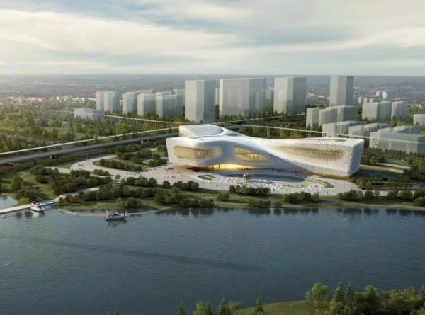 河南科技館建筑沙盤(pán)模型 河南科技館建筑沙盤(pán)模型