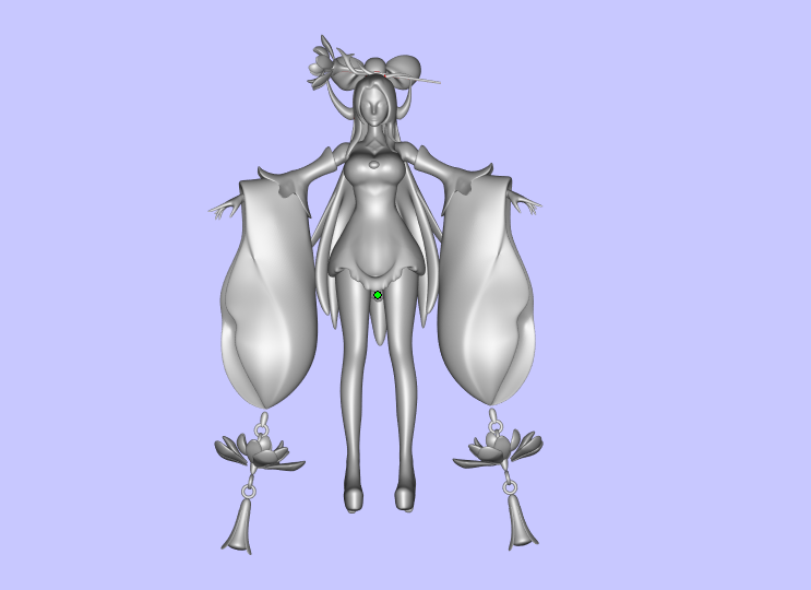 王者榮耀貂蟬GK白模，3D打印模型